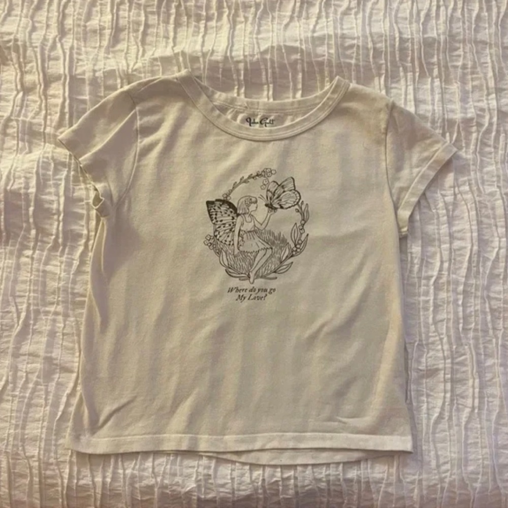 Brandy Meville “where do you go my love” baby tee